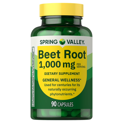 #ad New Spring Valley Beet Root Dietary Supplement 1000 mg 90 Count $9.18