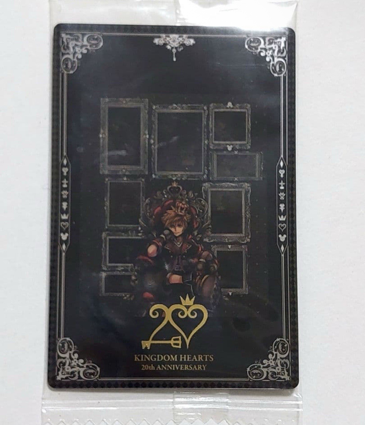 Kingdom Hearts Wafer Card Sora #26 20th Anniversary Disney Bandai Holo Special