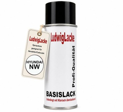 Für HYUNDAI NW NOBLE WHITE Spraydose Autolack Sprühdose Basislack