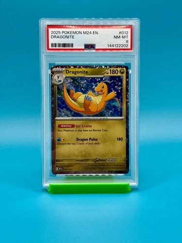 PSA 8 - 2025 MCDONALD'S EN DRAGONITE 012/015