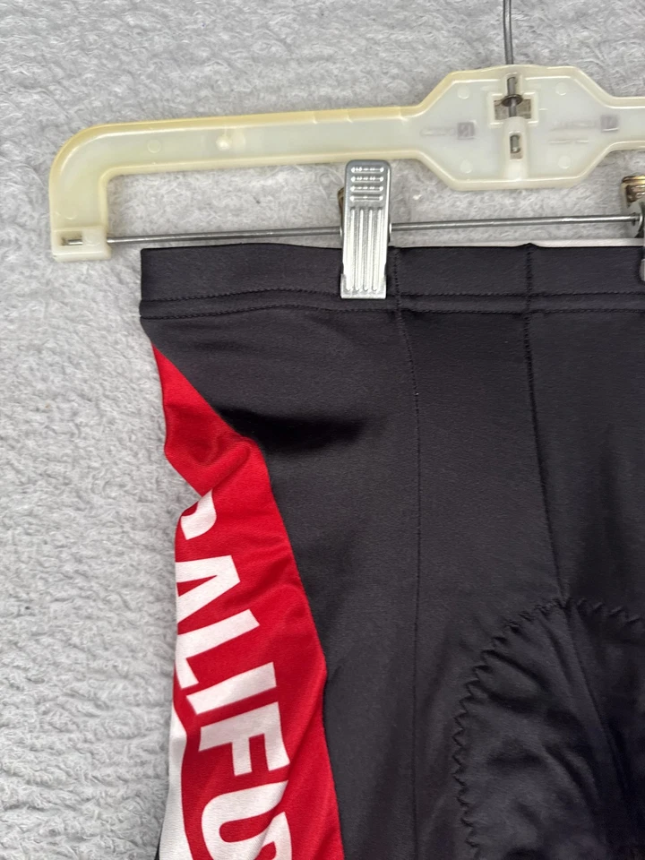 Pantalones Cortos de Ciclismo Acolchados California Republic Bicicleta California Bear Adulto Bandera Foto 4 de 4