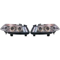 Scheinwerfer Passend FüR Set Renault Megane Baujahr 02-05 Klarglas/Chrom