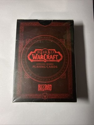 Sealed World Of Warcraft Horde Playing Cards By Blizzard Entertainment