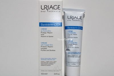 Uriage Bariederm Repairing CICA-Cream with Cu-Zn 40ml,100ml