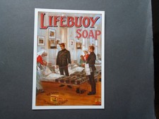 REPRO AD CARD: LIFEBUOY SOAP FOR PRESERVATION OF HEALTH A-ROBERT OPIE COLLECTION
