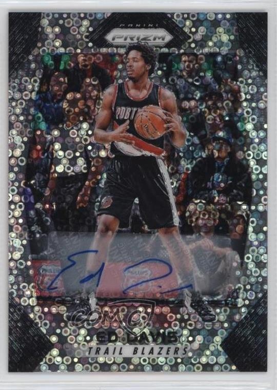 2017-18 Panini Prizm Fast Break Prizm Auto Ed Davis #147 Auto 05fy
