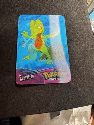 Pokemon Advanced 2004 Panini Lenticular Action Card #1 Treecko-Grovyle-Sceptile