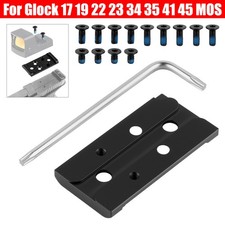 Optic Mount Plate for GLOCK 17 19 41 45 MOS for Holosun Red Dot like 407K/507K..