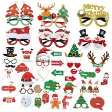Christmas Party Decorations Decor, 36 Christmas Photo Booth Props 6 Christmas