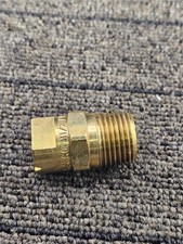  QTY 2 Spraying Systems Co H1/2U: VeeJet Brass Nozzle 1/2" MNPT Flat Spray