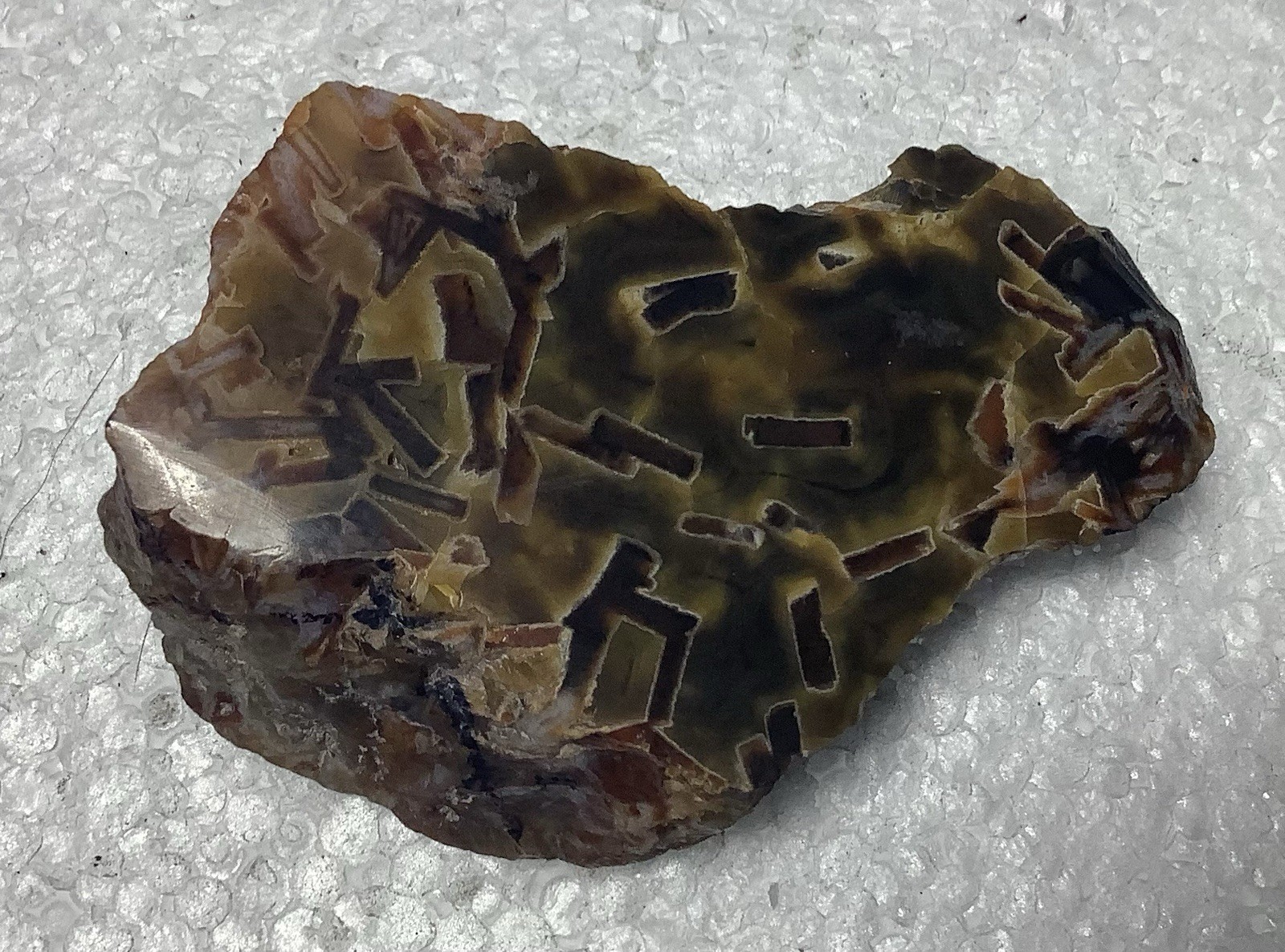 Stick Turkish Agate Face Polish Specimen 40x65x16mm 3.7oz #3
