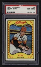 1981 Kellogg's Baseball Nolan Ryan 3-D Super Stars #6 PSA 8 NM-MT Houston Astros