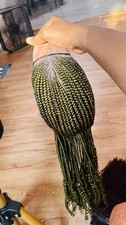 Short Full Lace Braided Wigs For Women  Knotless Box Braid Wig  Ready to Ship