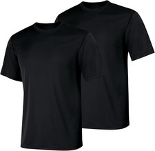 Hanes Mens Cool Dri Performance T-Shirt Moisture Wicking 40 UPF Short Sleeve 2PK