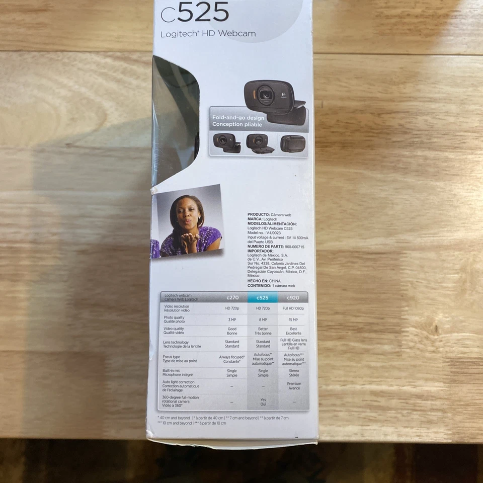 Logitech C525 Web Camera (960-000715) - Image 2 of 4