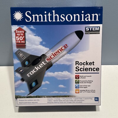 Smithsonian Science Activities Rocket Kit Toy set For Kids, NEW