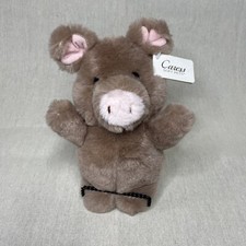 Russ Berrie Caress Soft Pets 9 Inch Rosebud Pig Plush with Tag