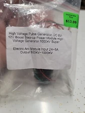 2pc High-voltage Generator DC 6V-12V To 1000kV Boost Step-up Power Module ARC