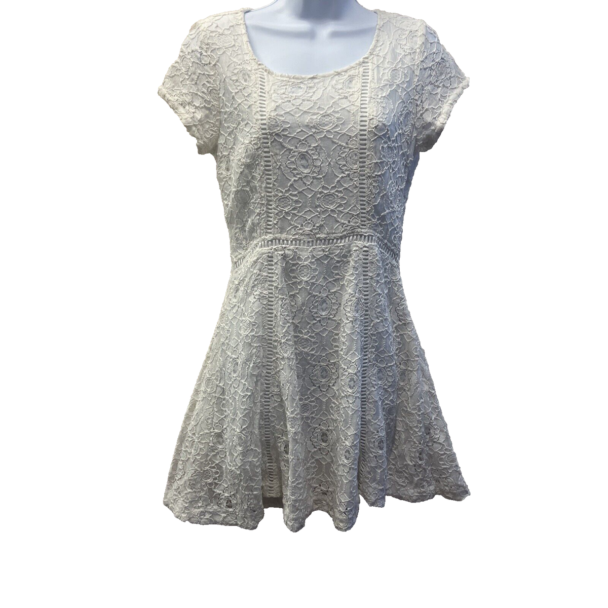 self portrait off the shoulder lace dress Verona Off-Shoulder Lace Overlay Mini Dress Apple main image 1