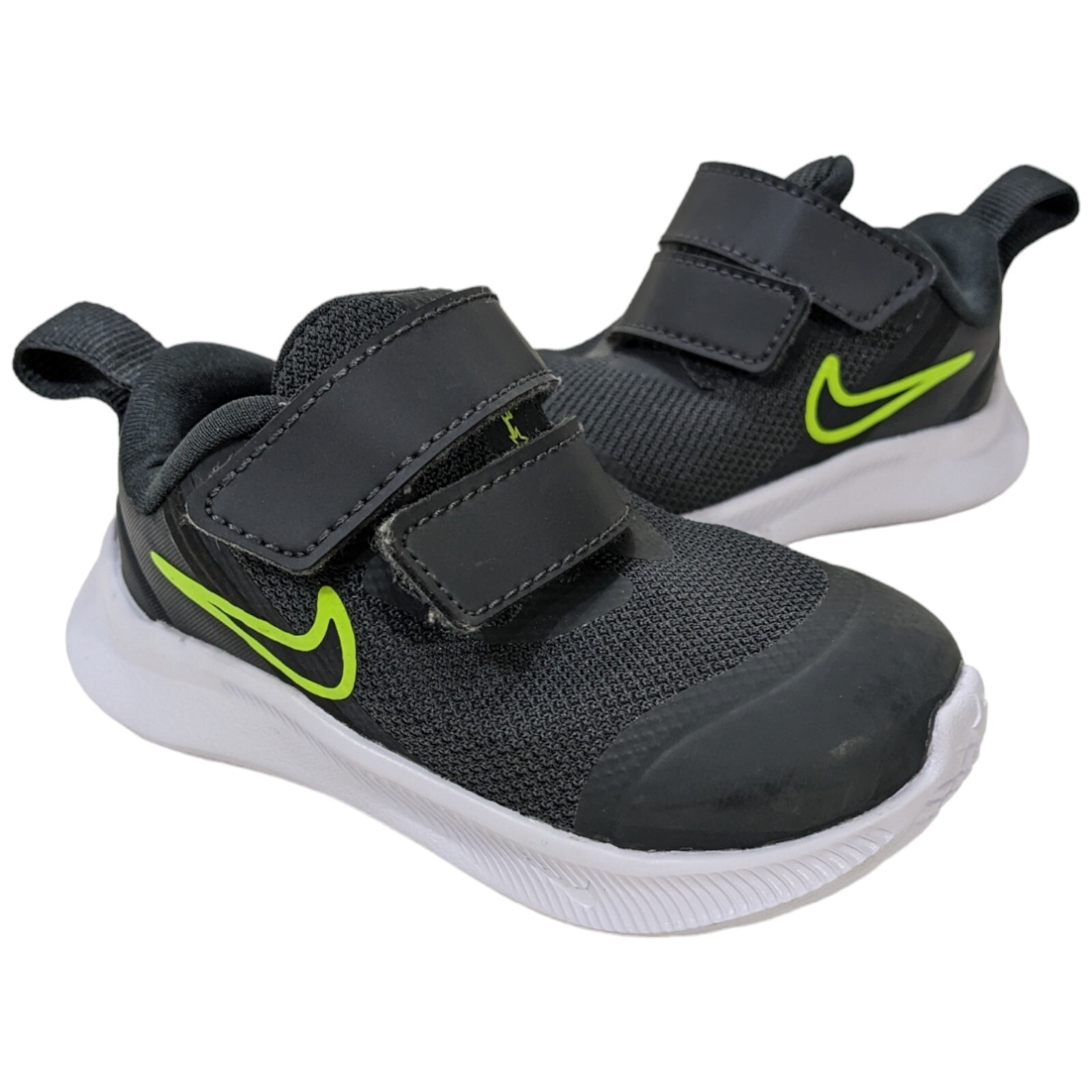 Nike Toddler Shoes Size 4C Star Runner 3 DA2778-004 Kids Sneakers Smoke Grey-image