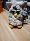 VTG 1998 First Gen Leopard Furby 70-800 Gray & Pink w/Black Spots- NOT WORKING — photo 1