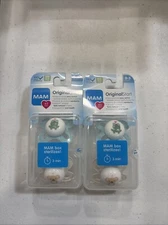 MAM Original Start Newborn Baby Pacifier Pack Of 2 (4 Pacifiers Total) 