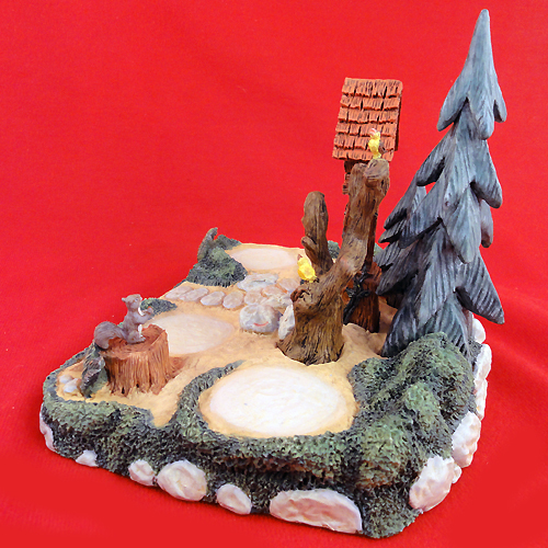Heavenly Harmonies HUMMELSCAPES 6" with 4 Hummel Angel Figurines NEW NEVER SOLD - Picture 3 of 6