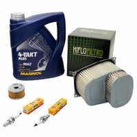 Wartungspaket 4L FüR Suzuki BIG 800 DR 800 -99 ÖL+Luftfilter+ÖLfilter+ZüNdkerzen