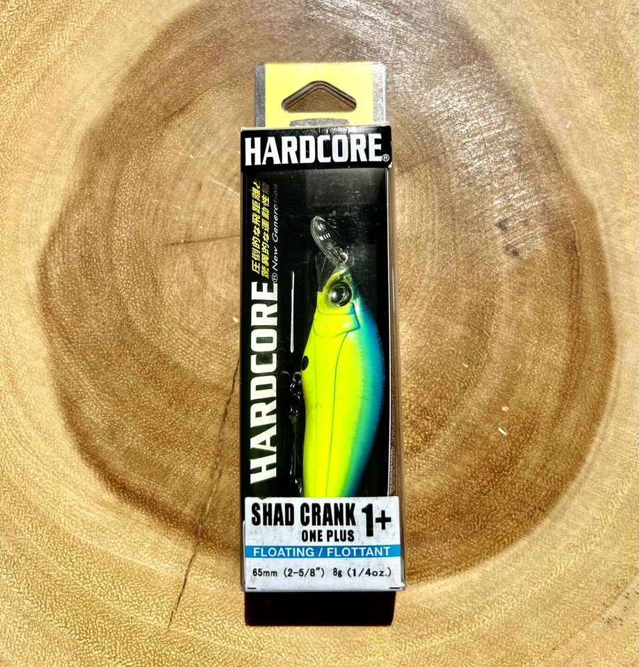 Duel Hardcore Shad Crankbait 1+ ¡Nuevo sellado de fábrica! ¡Envío gratis! ¡NUEVO CON ETIQUETAS! Foto 4 de 4