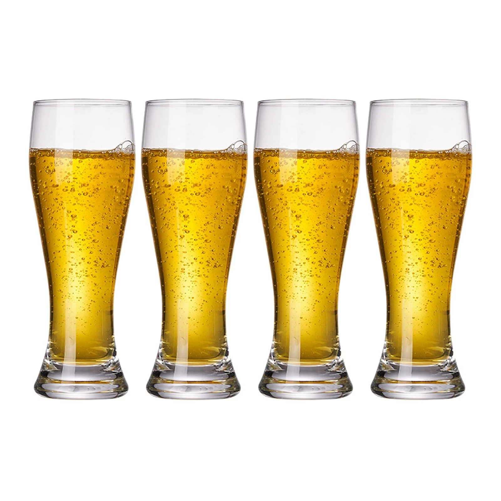 100% Hand Blown Artistry Beer Glasses 17.5 oz Capacity Ultra Thin Craft Lead ...