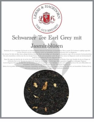 Schwarzer Tee Earl Grey mit Jasminblüten 250g