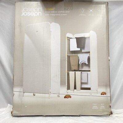 Joseph Joseph Eclipse 3 Tier Clothes Airer w/ Screen 150cm Ercu Foldable Indoor