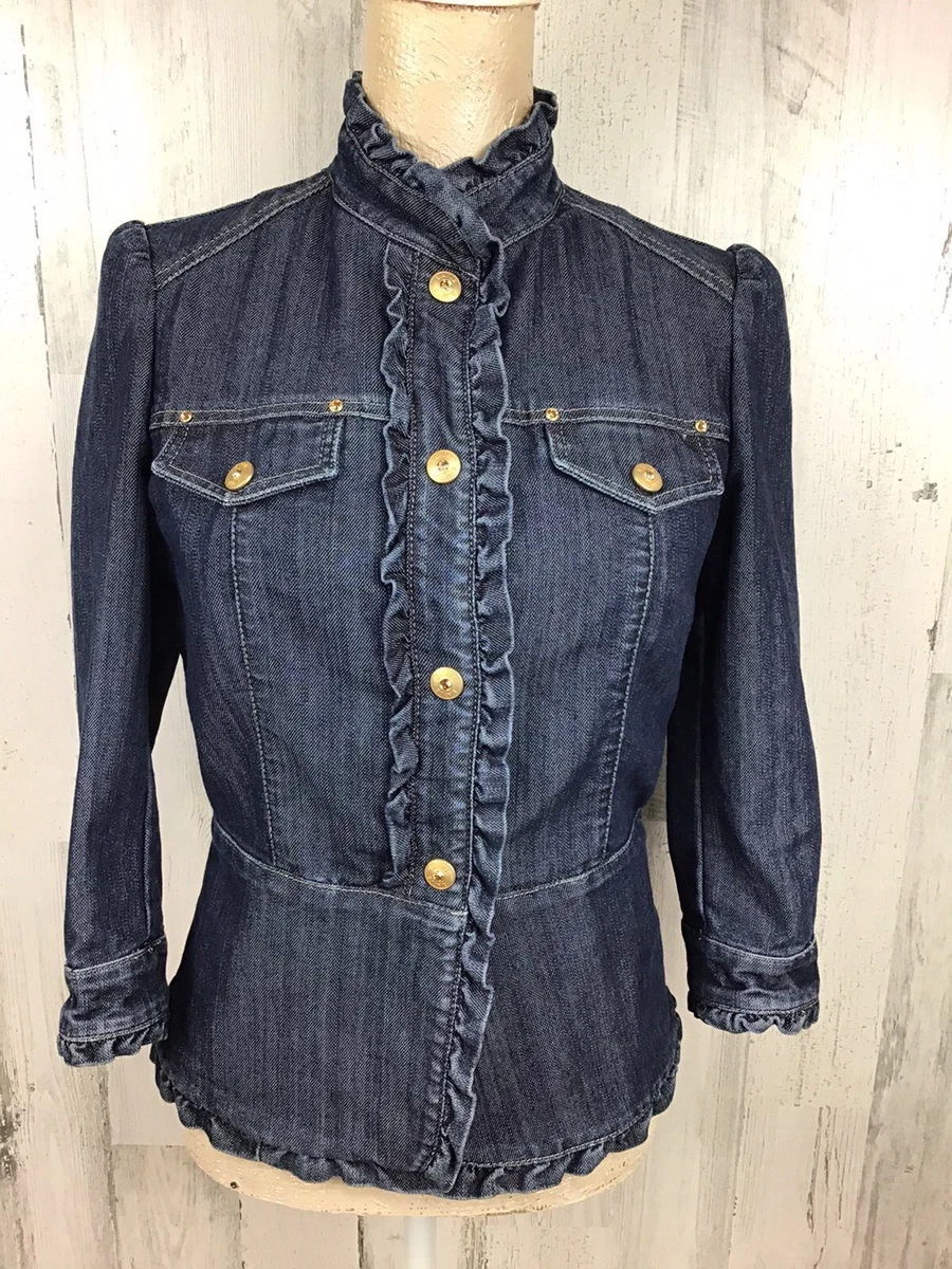 80's bedazzled jean best sale jacket