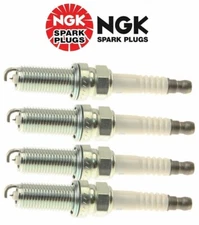 Set of 4 Laser Iridium Resistor Spark Plugs ILKAR7L NGK 94124 For Mazda 3 6 CX-5