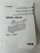 XH-A1 XHA1 XH-G1 XHG1 Owners Manual Instructions Genuine Canon in ENGLISH