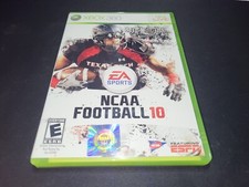 NCAA Football 10 Electronic Arts Microsoft Xbox 360 MINT condition COMPLETE!