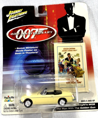 Johnny Lightning James Bond 007 Man with Golden Gun Goodnight's MGB 1:64 Car NEW