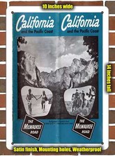 Metal Sign - 1960 Milwaukee Road to California and Pacific - 10x14 inches