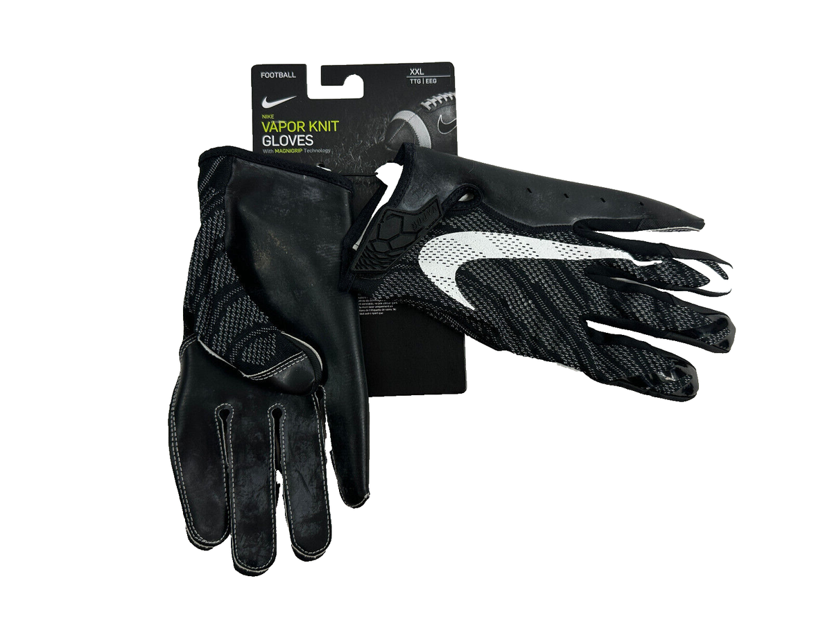 Nike Vapor Knit Football Receiver Gloves Black Unisex Size XXL