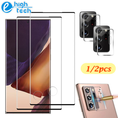 For Samsung Galaxy Note 20 Ultra 5G Tempered Glass Screen Protector+Camera Cover