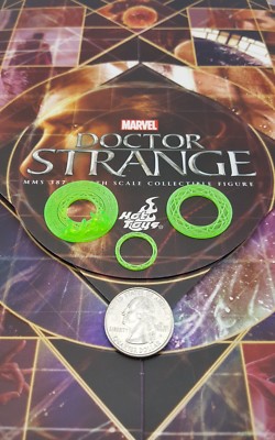 Hot Toys MMS387 Genuine Marvel 1:6 Strange action Figure's Green 3 Mandala discs