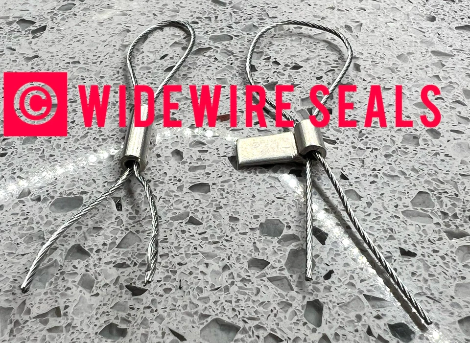 Electric Meter Seals. 12mm Round & 15cm 7 strand Wires X 20. Trusted Ebay Seller - Image 2 of 4