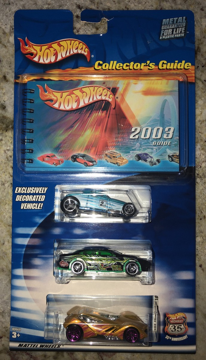 HOT WHEELS COLLECTOR'S GUIDE& 3 Cars | eBay