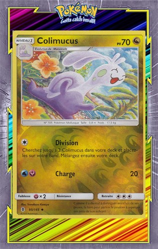 🌈Colimucus Reverse-SL2:Gardiens Ascendants-95/145-Carte Pokemon Neuve Français - Photo 1/1