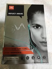 JBL Reflect Aware in-Ear Sport Headphones with Lightning Teal Brand New