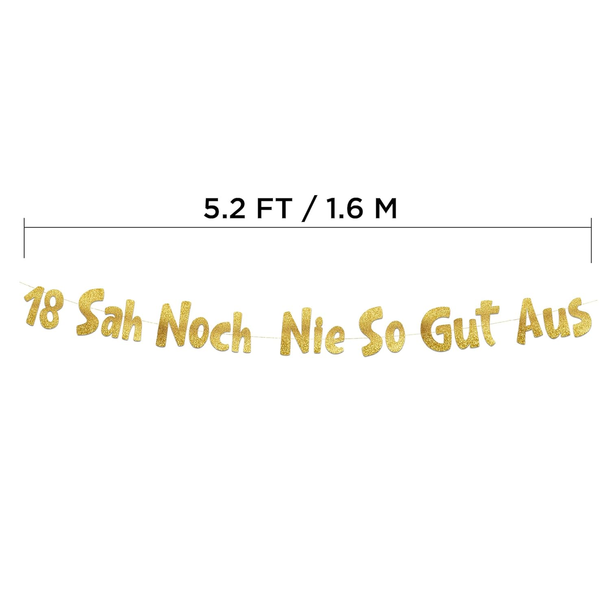 36 Sah Noch Nie So Gut Aus Geburtstagsbanner - 1,60m Partydekoration Für 36. Geburtstag