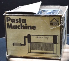 Hoan Pasta Maker Machine Stainless Steel Made In Italy Vintage