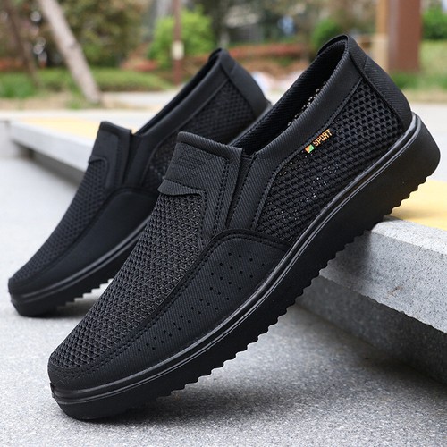 Mens Leather Slip On Walking Boat Deck Casual Driving Moccasin Loafer Shoes Size - Picture 22 of 24