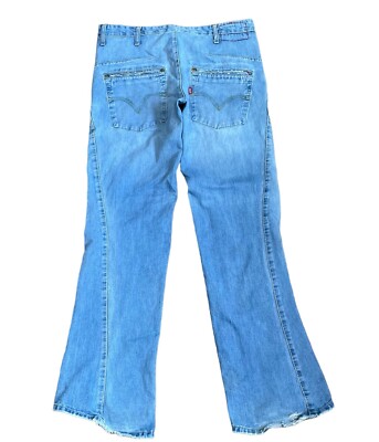 Levi's Engineered Twisted Twist Twister Vintage Y2K Jeans blau Denim Größe 32x32