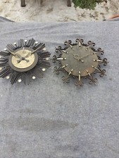 DDR / BRD schmiedeeiserne Kunstgewerbe Uhren , für Bastler